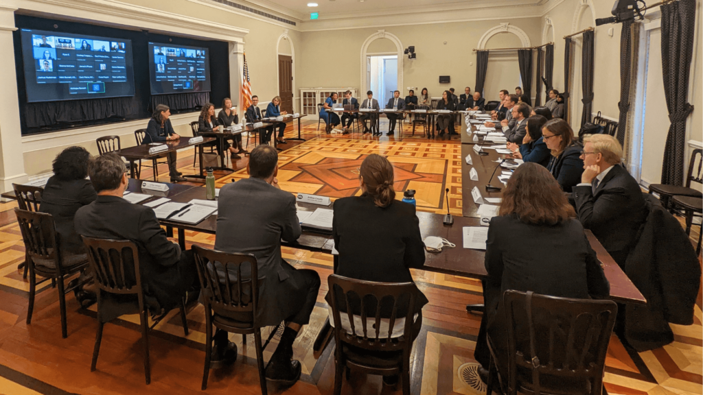 U.S. Climate Alliance Buy Clean Convening at the White House in October 2022.