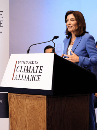 Climate Week NYC 2023 | U.S. Climate Alliance | New York Gov. Kathy Hochul at Climate Week NYC 2023.
