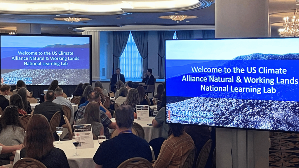 U.S. Climate Alliance Natural and Working Lands National Learning Lab in Washington, D.C.