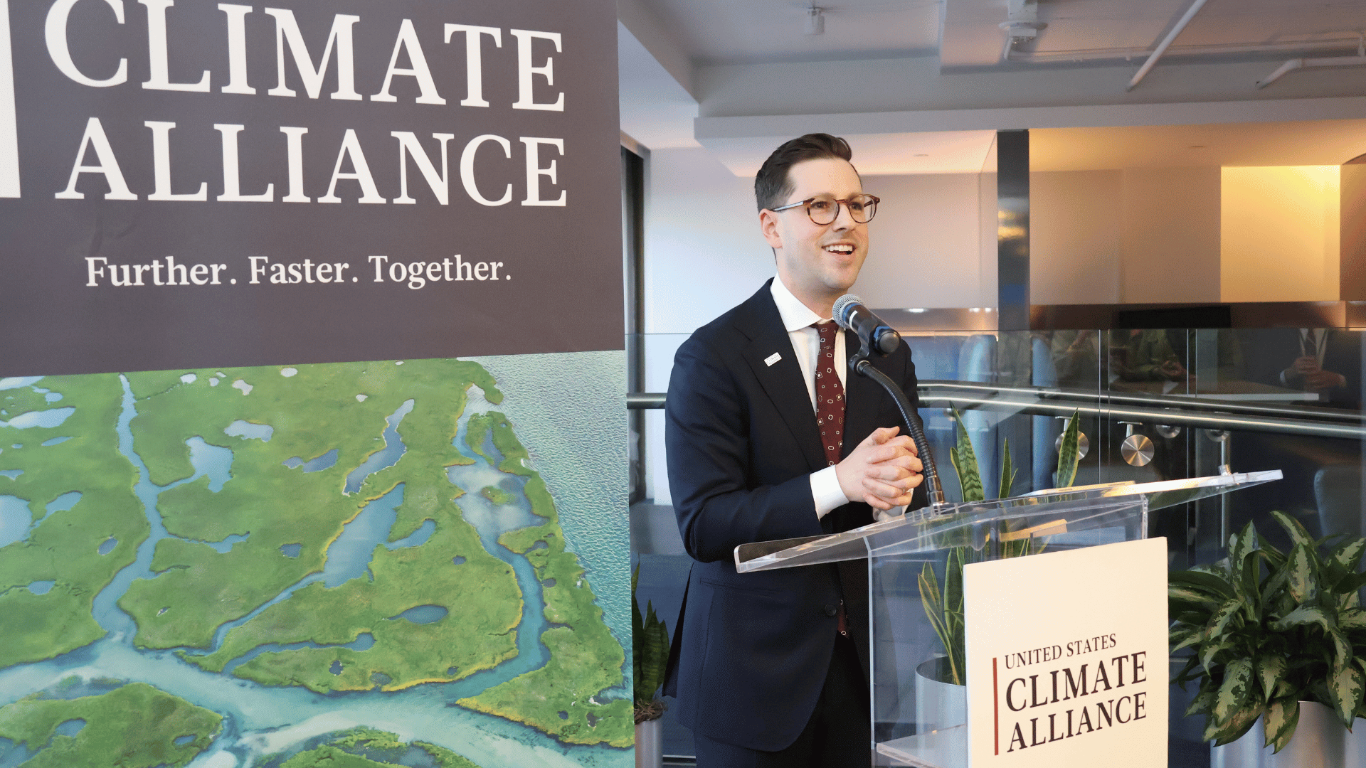 U.S. Climate Alliance Executive Director Casey Katims.
