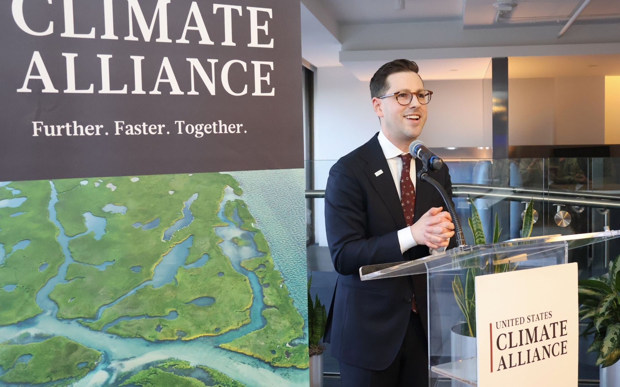 U.S. Climate Alliance Executive Director Casey Katims.