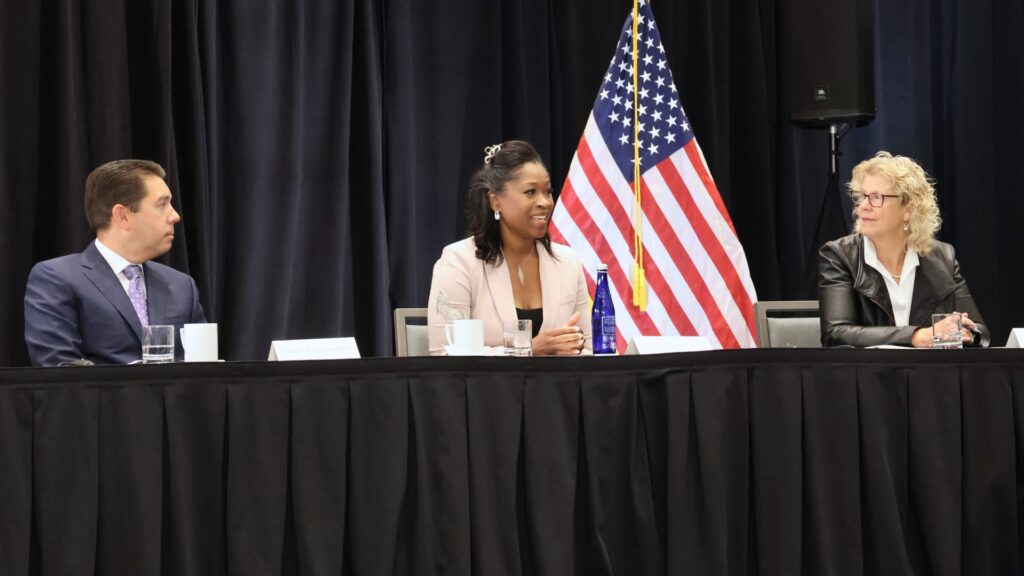 Director of the Washington State Department of Ecology Casey Sixkiller, Maryland Secretary of the Environment Serena McIlwain, and Massachusetts Climate Chief Melissa Hoffer.