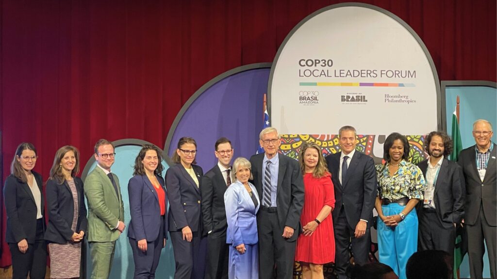 State officials from across the U.S. Climate Alliance.