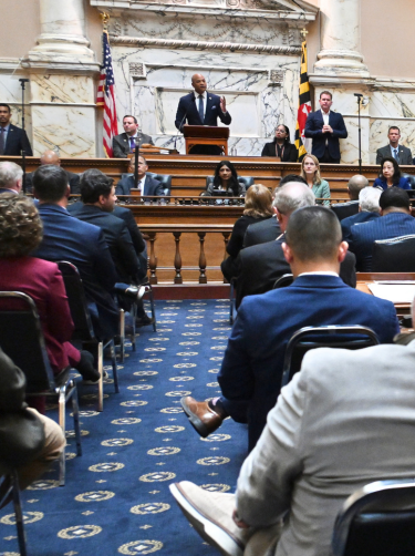The U.S. Climate Alliance released a new video featuring remarks from member governors’ State of the State addresses | Photo credit: Office of Maryland Governor Wes Moore