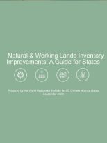 The Guide to Natural and Working Lands Inventory Improvements is intended to help advance states’ progress and evaluates current NWL inventory methods among U.S. Climate Alliance states, identifies gaps and provides information and resources.