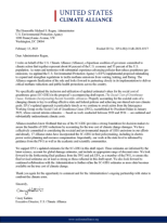 The U.S. Climate Alliance submitted a letter to the U.S. Environmental Protection Agency (EPA) to support the inclusion and utilization of updated estimated values for the social cost of greenhouse gases (SC-GHGs), a key metric in assessing the true cost of climate damages.