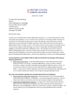 The U.S. Climate Alliance submitted letters to the White House Office of Management and Budget (OMB) and congressional leaders to highlight several common-sense changes to federal funding rules that will enable states with the greatest staffing, budgetary, and capacity constraints to effectively utilize — and therefore maximize the impact of — federal funding opportunities.